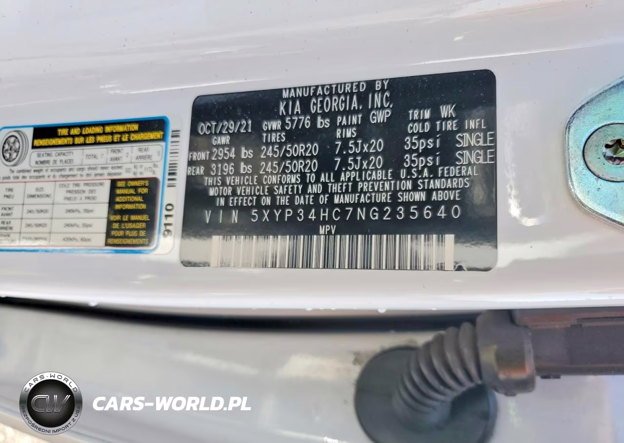 2022 Kia Telluride Ex VIN:5XYP34HC7NG235640 - 13