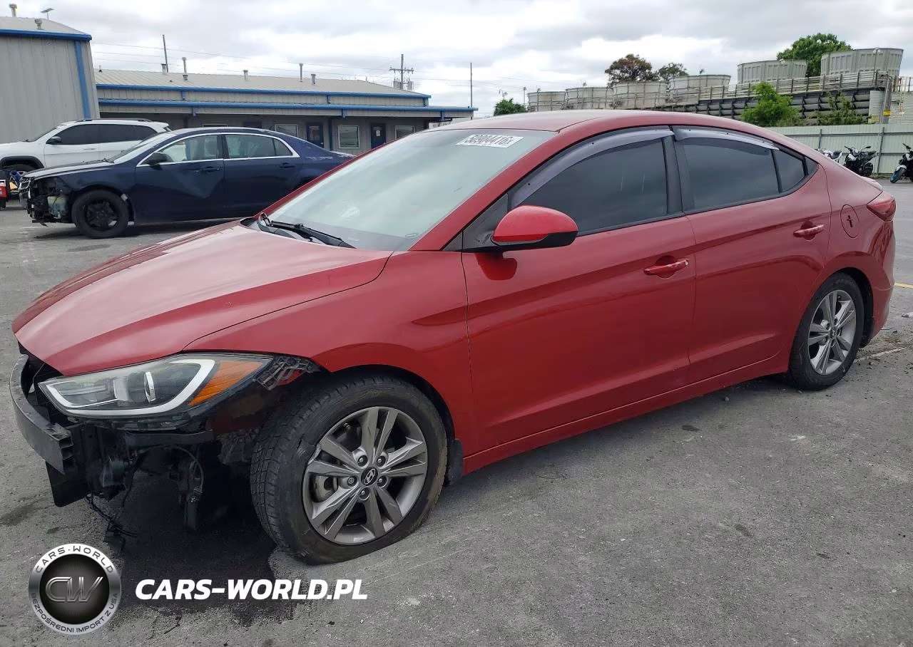 2017 Hyundai Elantra Se VIN:KMHD84LF8HU196075 - 1
