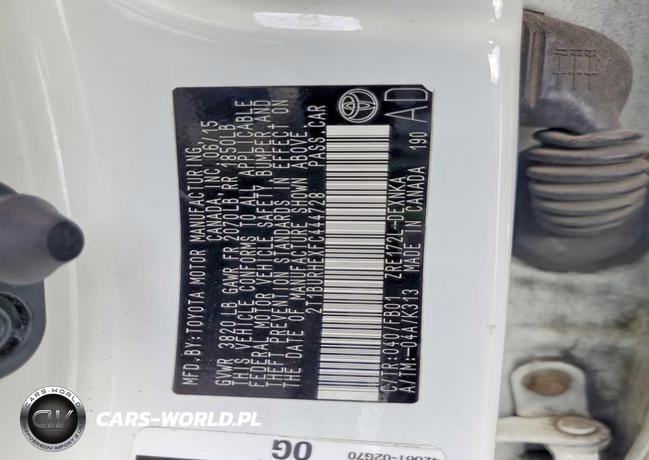 2015 Toyota Corolla Le VIN:2T1BURHEXFC444728 - 12