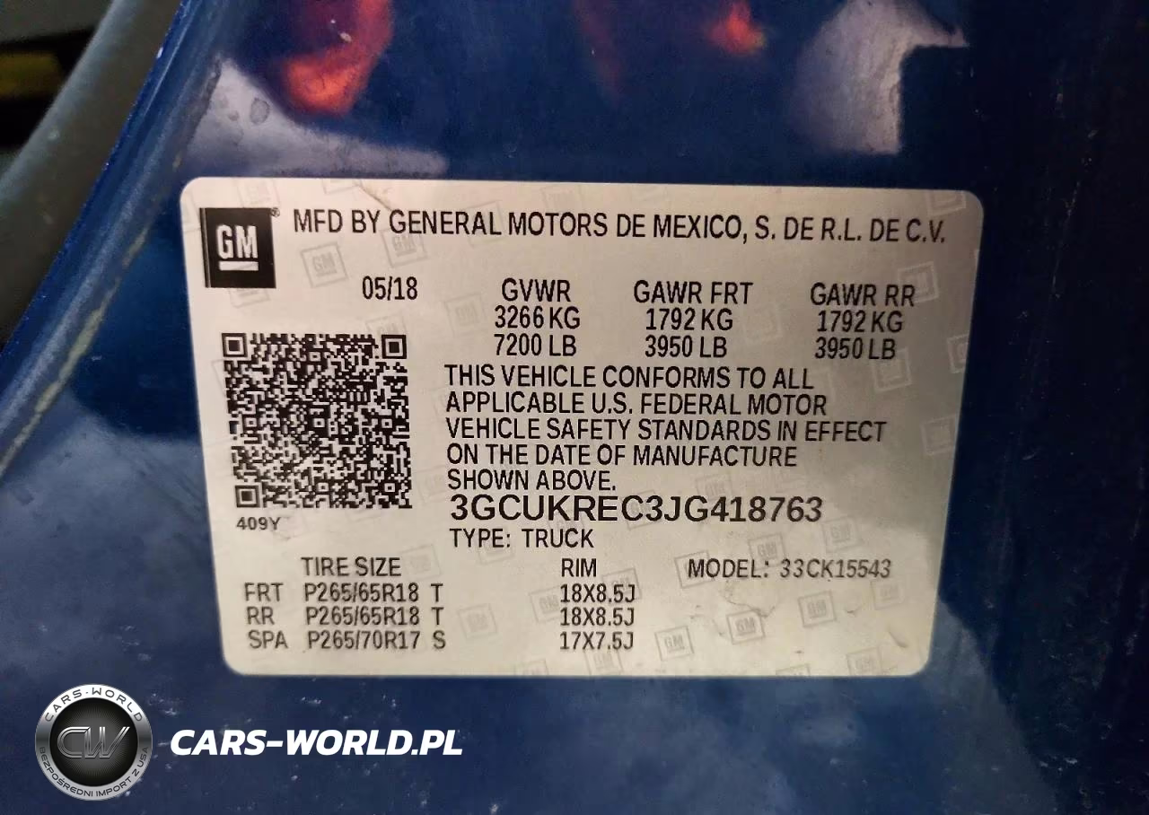 2018 Chevrolet Silverado K1500 Lt VIN:3GCUKREC3JG418763 - 12