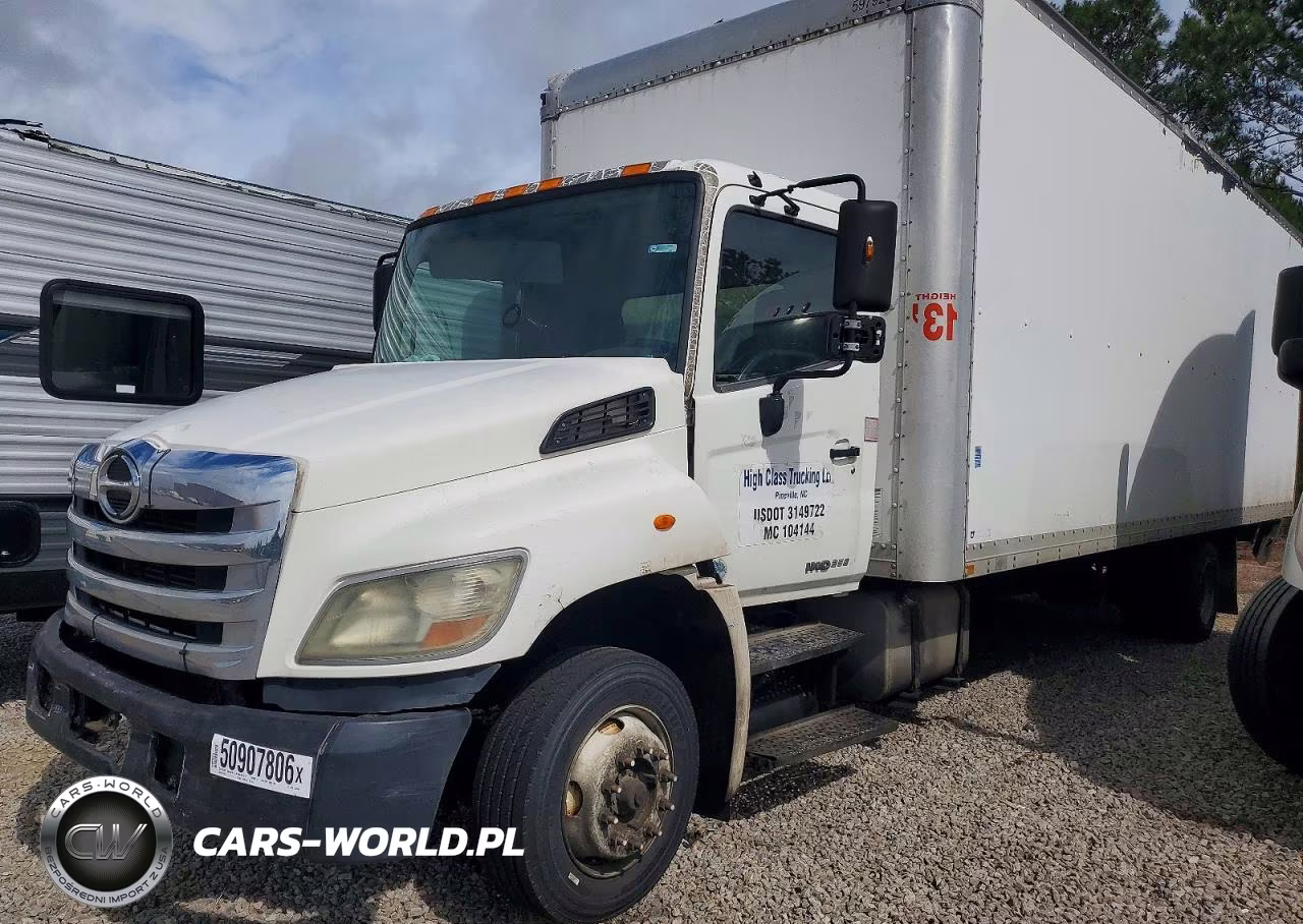 2011 Hino 258-268 Box Truck VIN:5PVNJ8JV1B4S52640 - 2