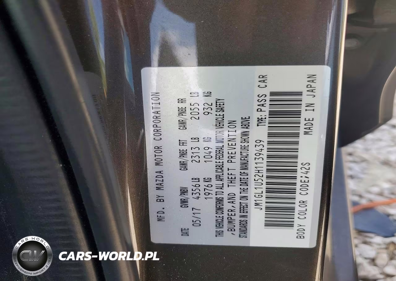 2017 Mazda 6 Sport VIN:JM1GL1U52H1139439 - 12