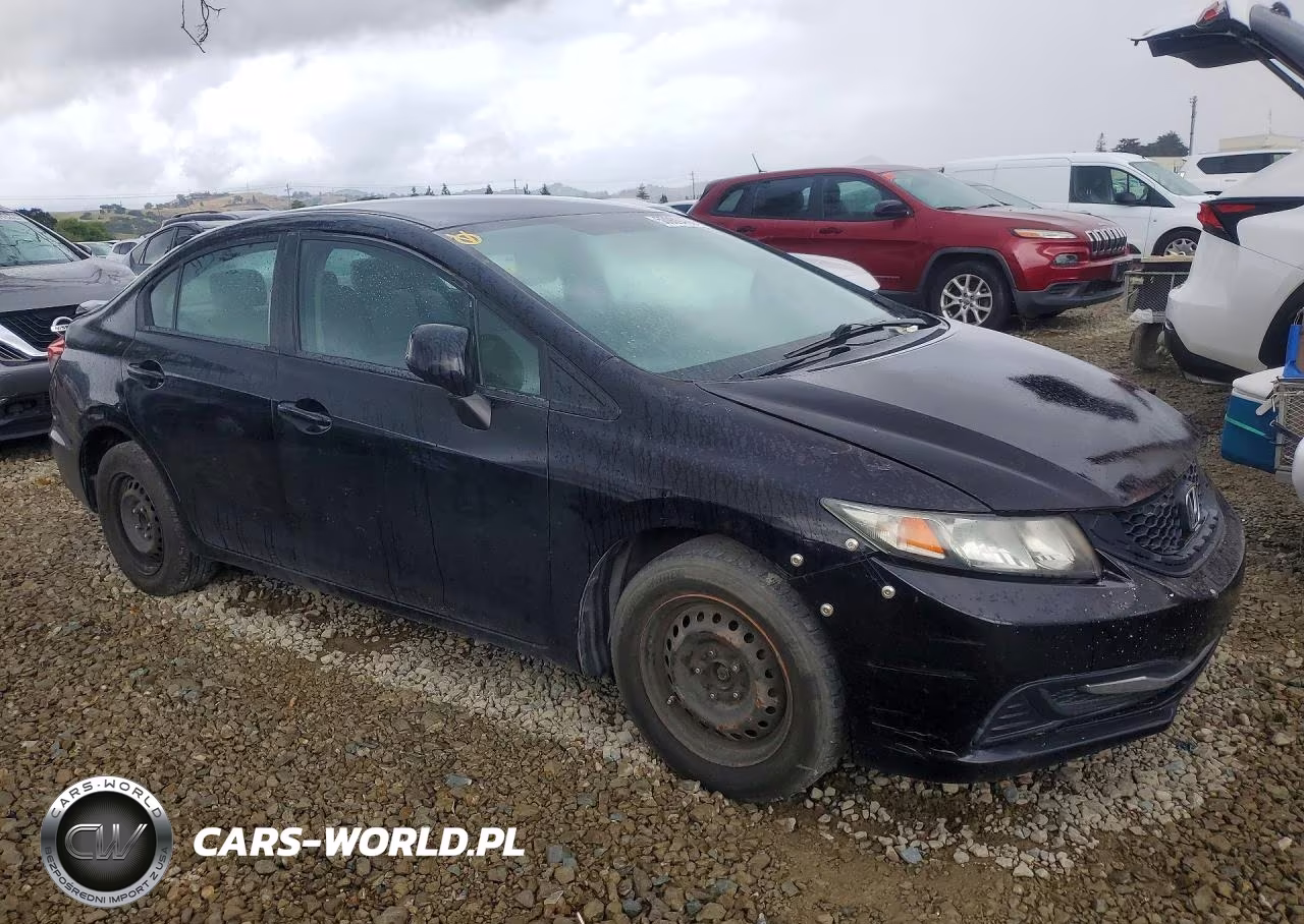 2013 Honda Civic Lx VIN:19XFB2F59DE282414 - 4
