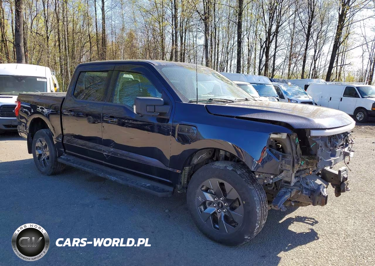 2023 Ford F150 Lightning Pro VIN:1FT6W1EV9PWG42582 - 4