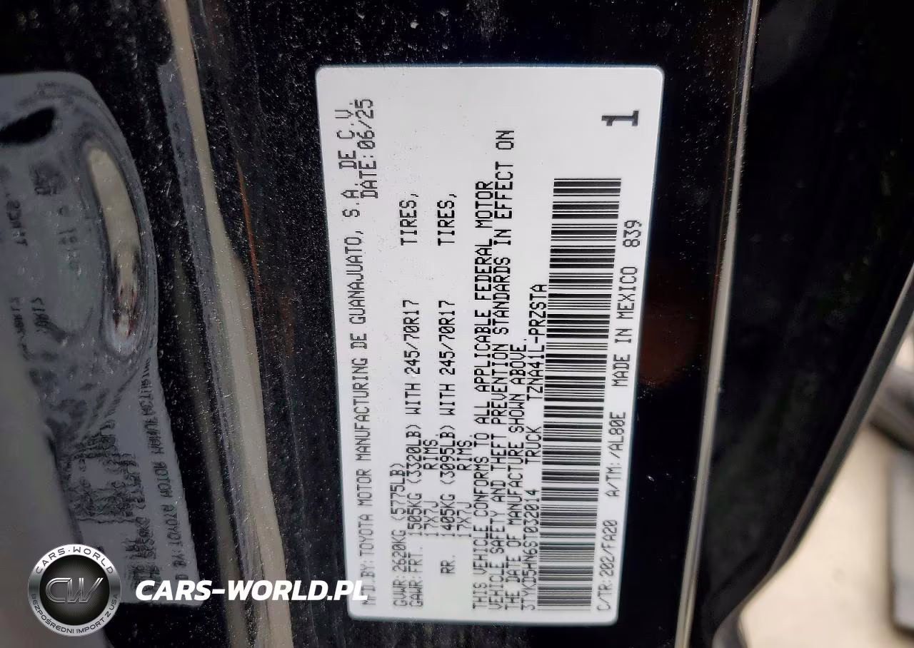 2025 Toyota Tacoma Sr VIN:3TYKD5HN6ST032014 - 12