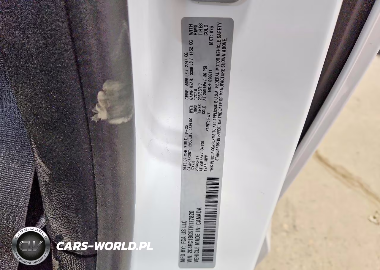 2026 Chrysler Pacifica Select VIN:2C4RC1BG9TR177820 - 13