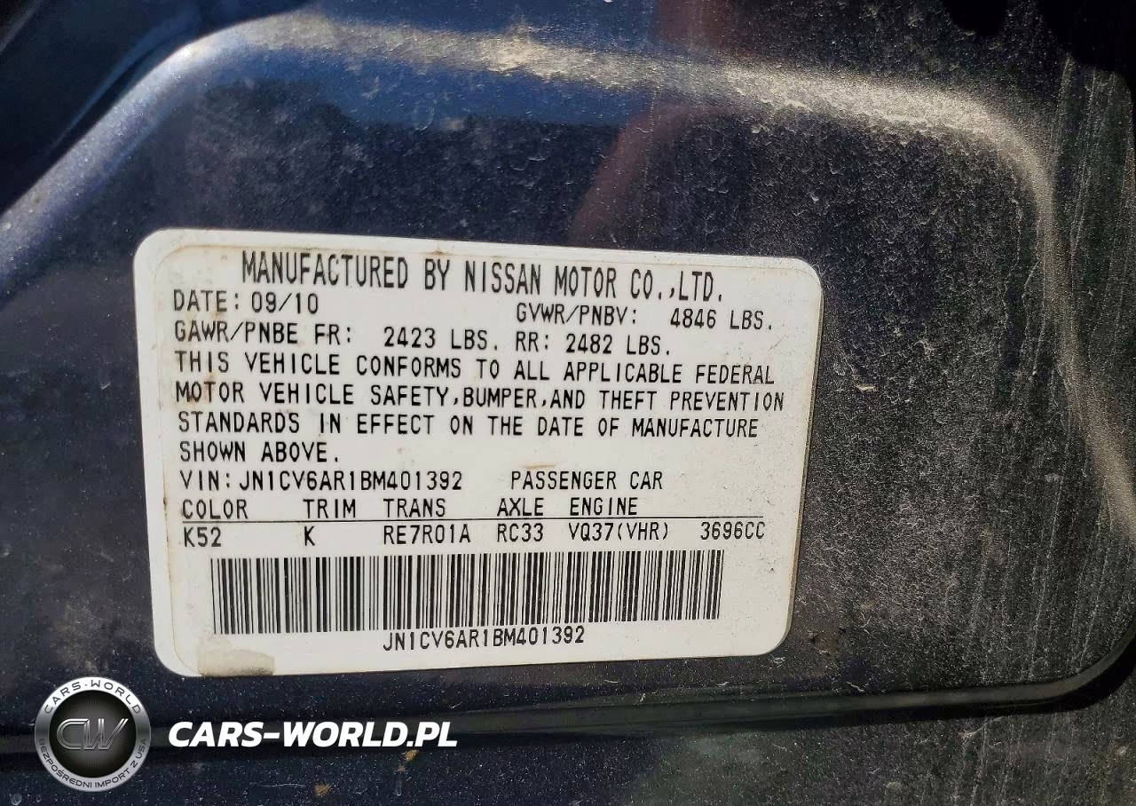 2011 Infiniti G37 Sedan X VIN:JN1CV6AR1BM401392 - 13