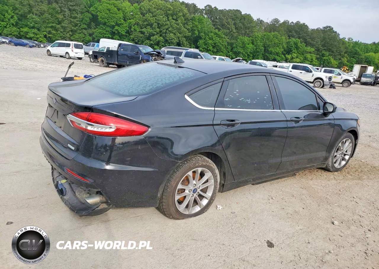 2019 Ford Fusion Se VIN:3FA6P0HD9KR280829 - 3