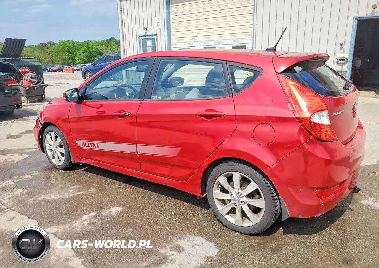 2013 Hyundai Accent Se VIN:KMHCU5AE5DU069351 - 2