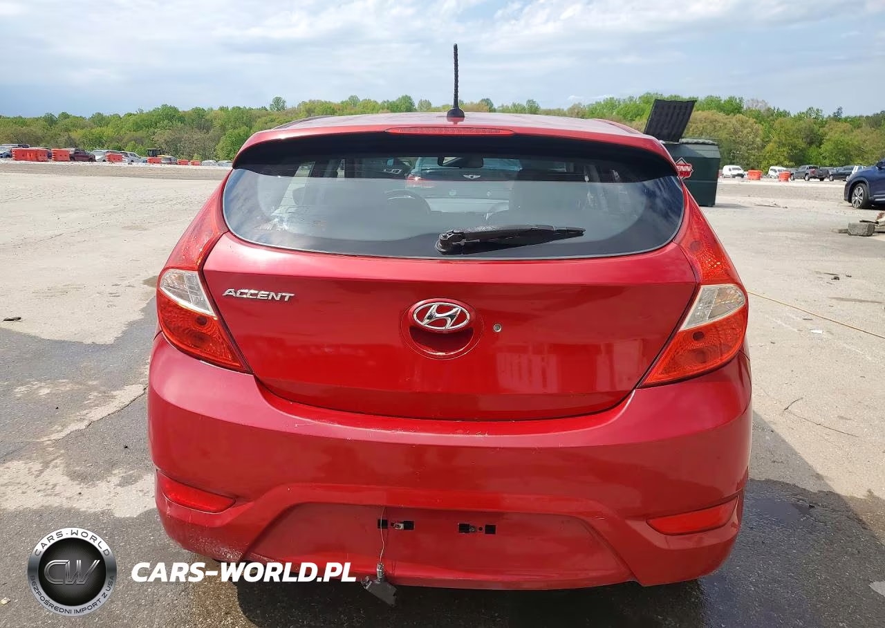 2013 Hyundai Accent Se VIN:KMHCU5AE5DU069351 - 6