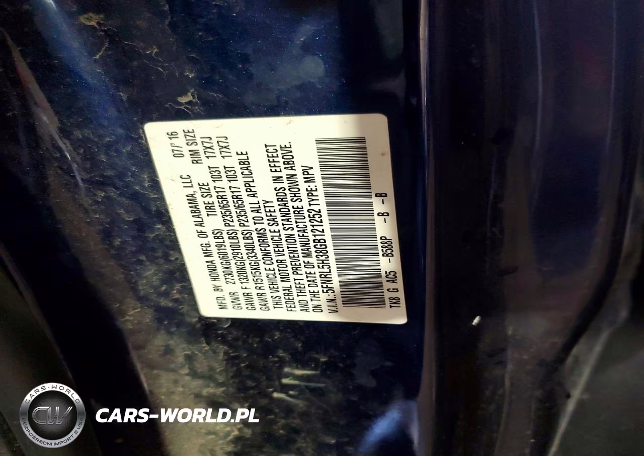 2016 Honda Odyssey Se VIN:5FNRL5H38GB121252 - 13
