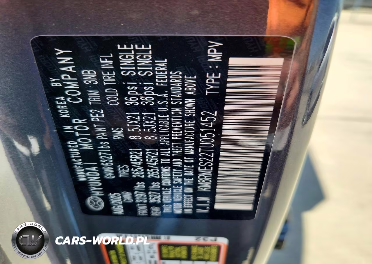 2026 Hyundai Palisade Calligraphy VIN:KM8RMES22TU051452 - 13