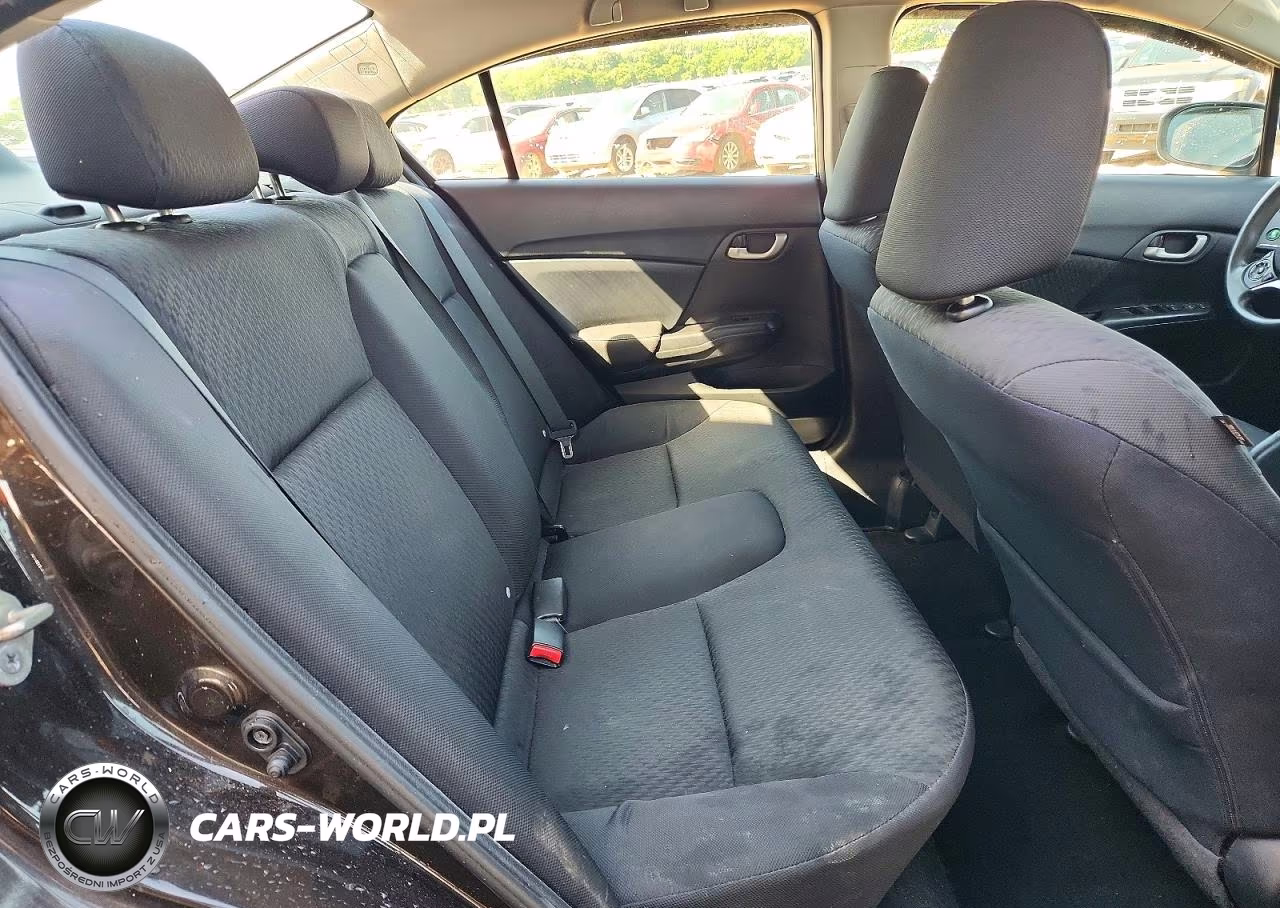 2014 Honda Civic Lx VIN:2HGFB2F57EH501684 - 10