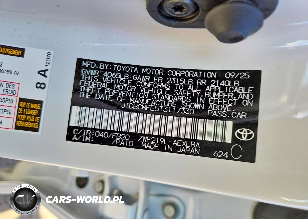 2026 Toyt Corolla VIN:JTDBCMFE5T3117330 - 13