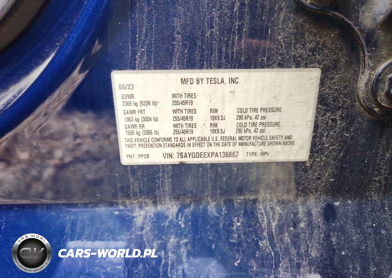 2023 Tesla Model Y VIN:7SAYGDEEXPA136867 - 12