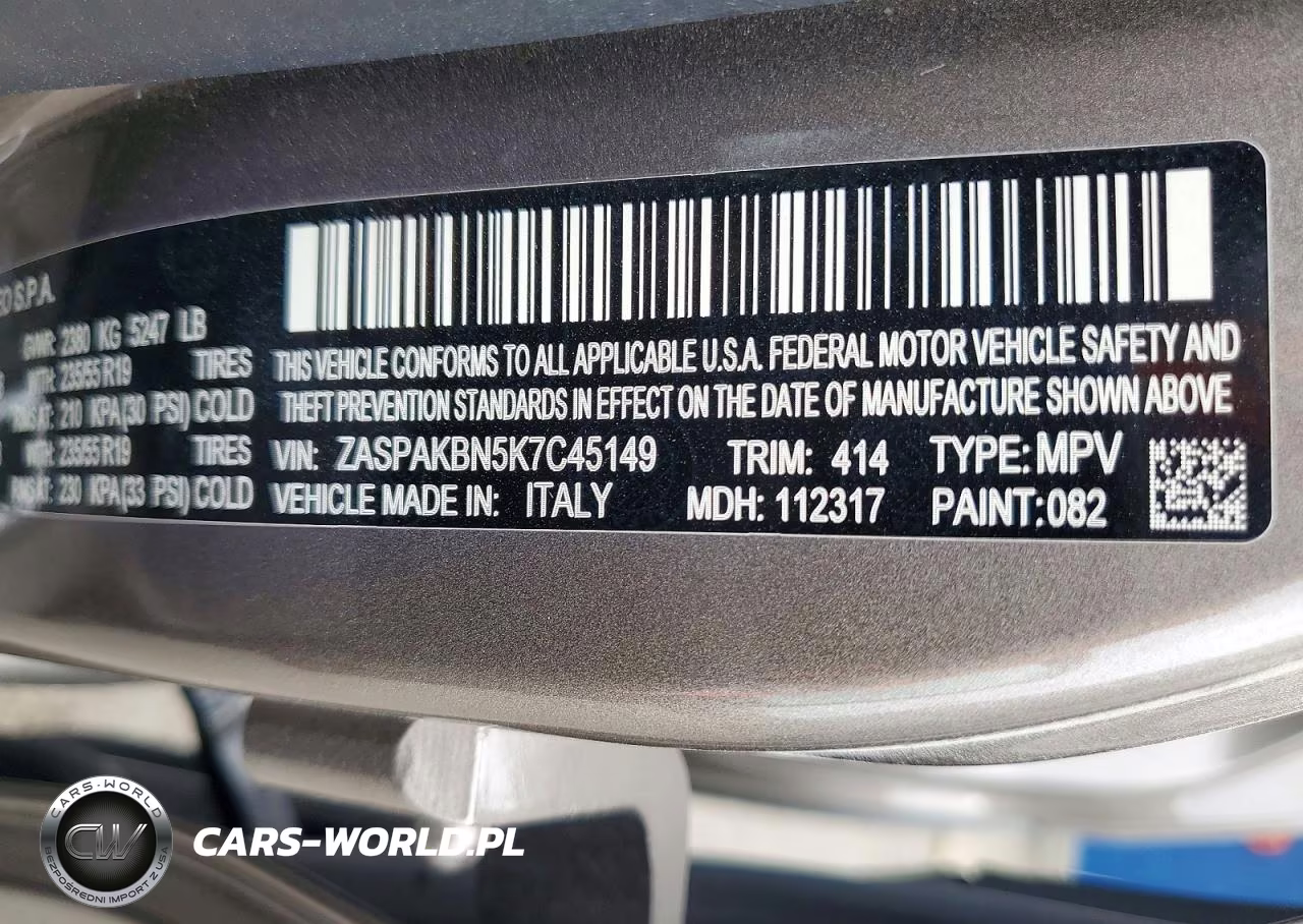 2019 Alfa Romeo Stelvio Ti VIN:ZASPAKBN5K7C45149 - 13