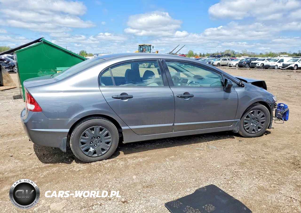 2009 Honda Civic Vp VIN:2HGFA16389H340621 - 3