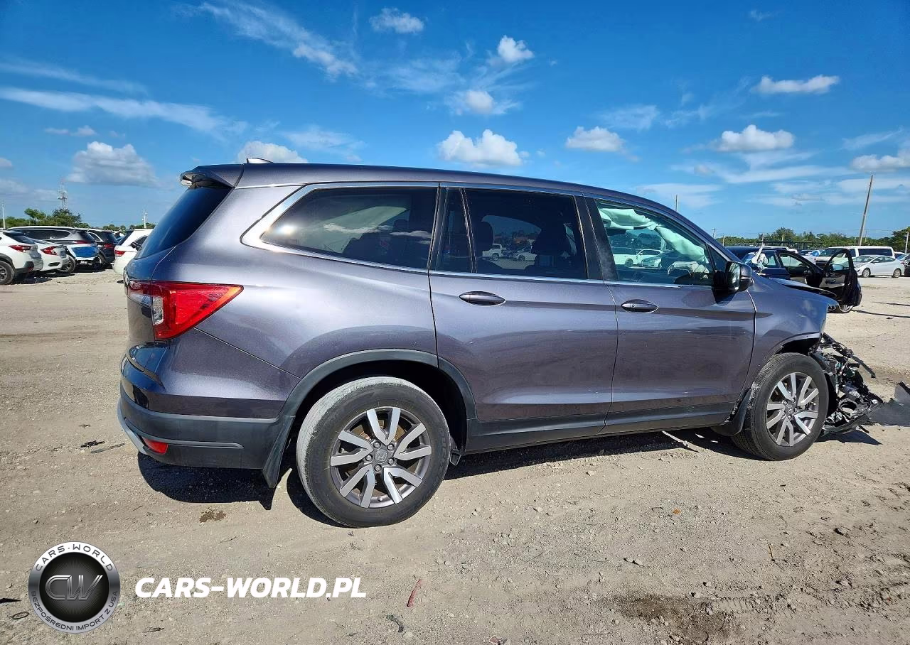 2022 Honda Pilot Exl VIN:5FNYF5H58NB006605 - 3