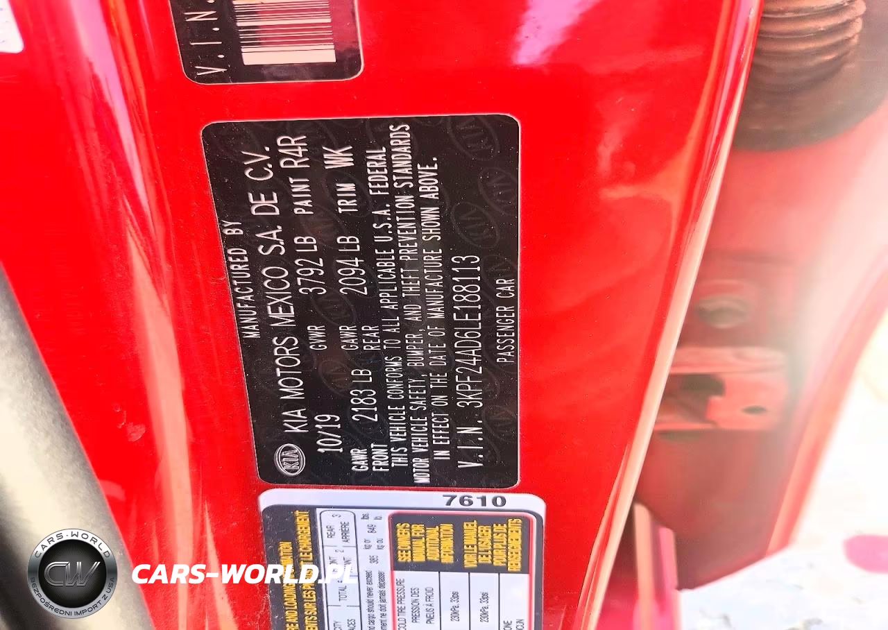 2020 Kia Forte Lxs VIN:3KPF24AD6LE188113 - 13