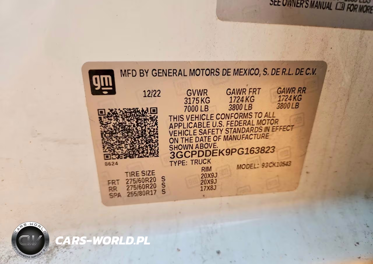 2023 Chevrolet Silverado K1500 Lt VIN:3GCPDDEK9PG163823 - 12