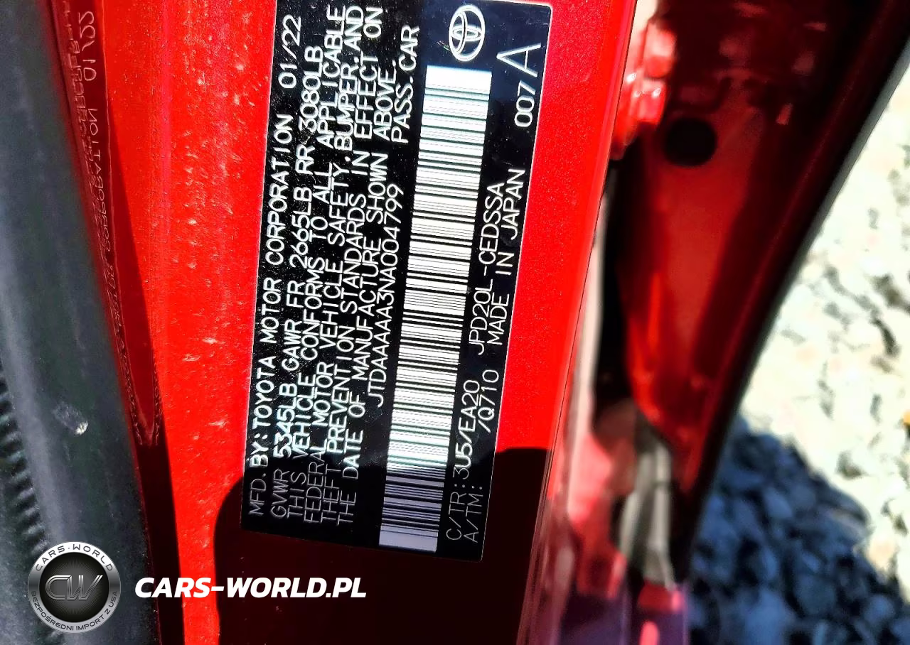 2022 Toyota Mirai Xle VIN:JTDAAAAA3NA004799 - 12