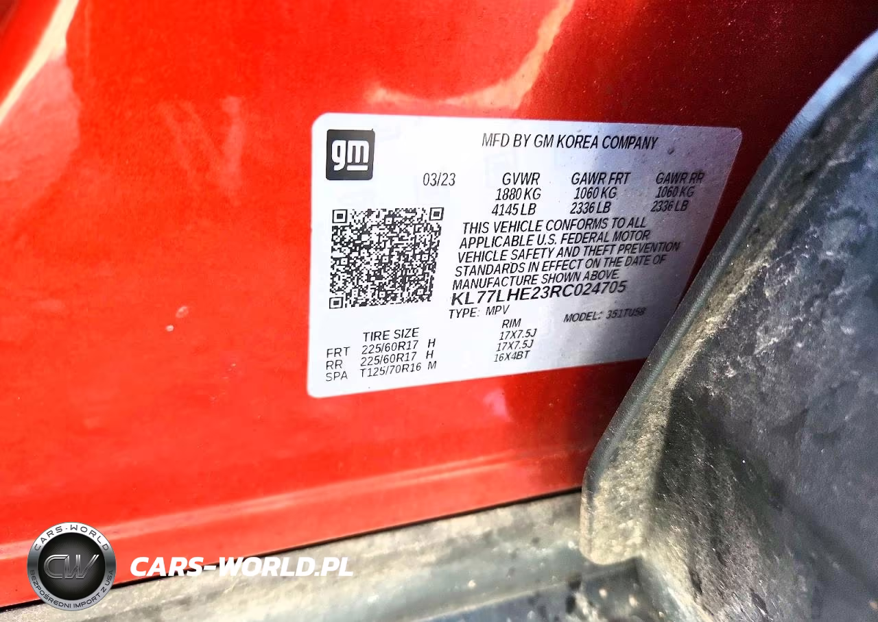 2024 Chevrolet Trax 1Lt VIN:KL77LHE23RC024705 - 13
