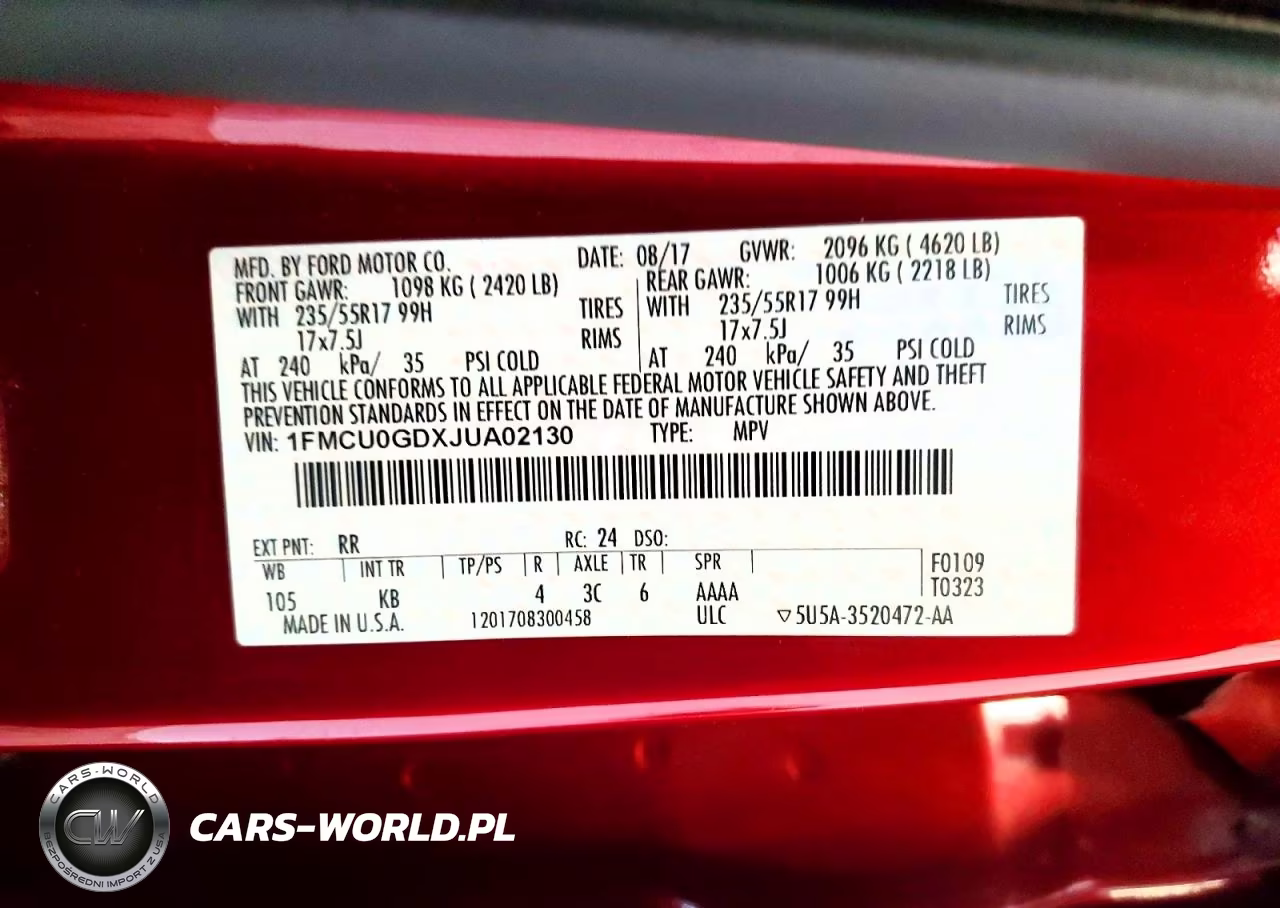 2018 Ford Escape Se VIN:1FMCU0GDXJUA02130 - 13