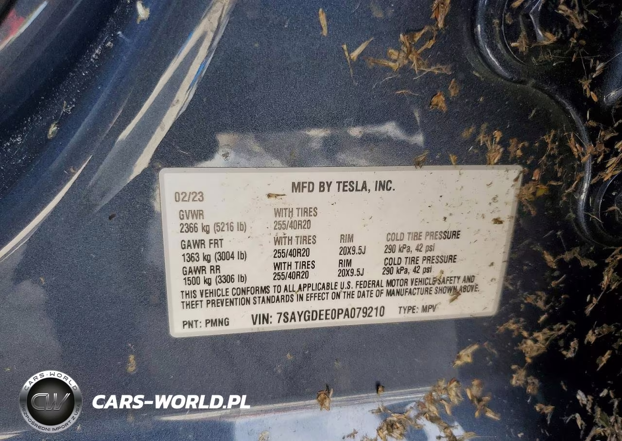 2023 Tesla Model Y VIN:7SAYGDEE0PA079210 - 13