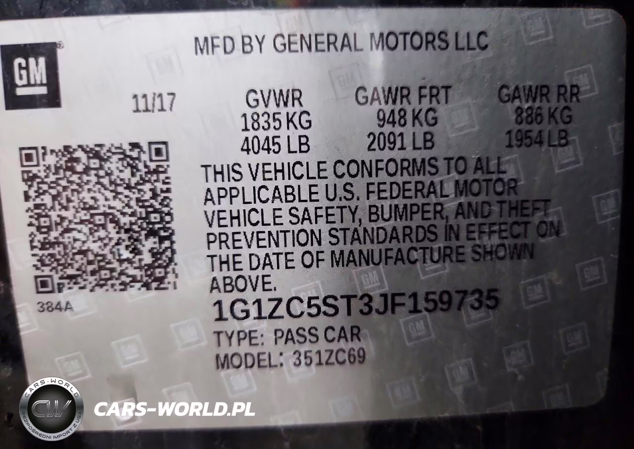 2018 Chevrolet Malibu VIN:1G1ZC5ST3JF159735 - 12