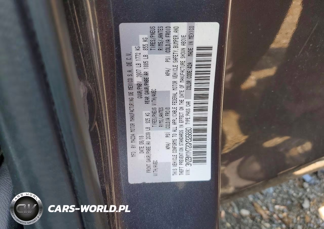 2016 Mazda 3 4D S VIN:3MZBM1M72GM329880 - 12