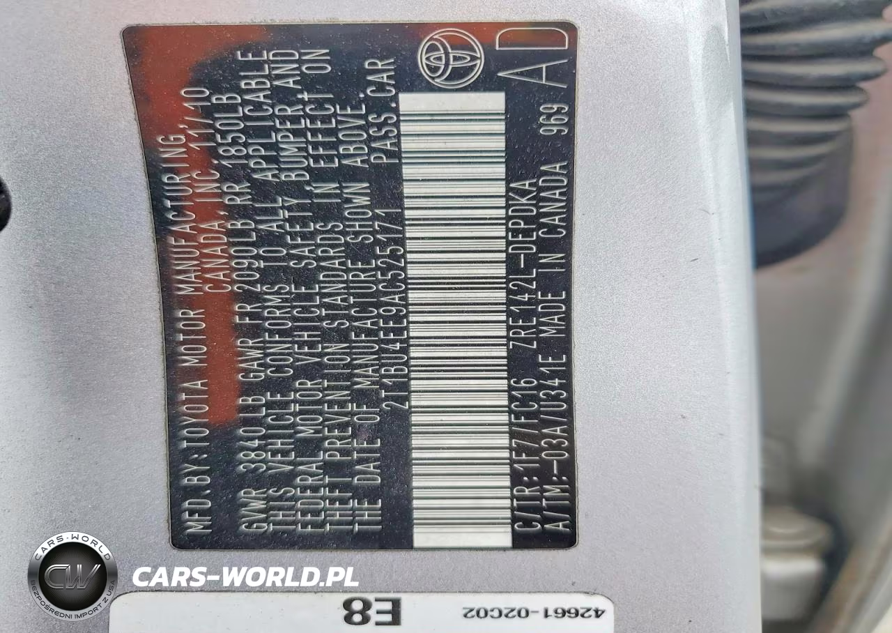 2010 Toyota Corolla Le VIN:2T1BU4EE9AC525171 - 12