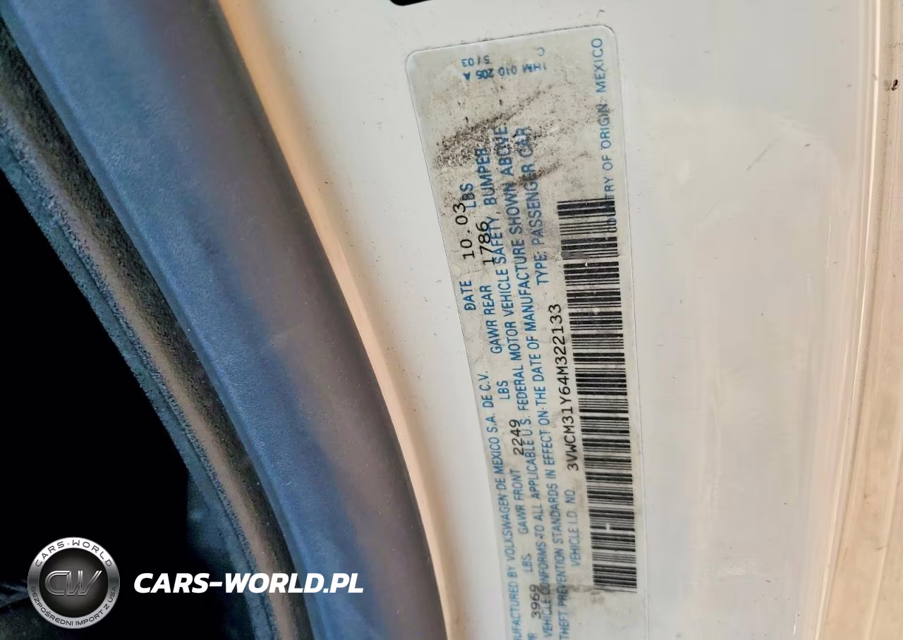 2004 Volks Beetle VIN:3VWCM31Y64M322133 - 12