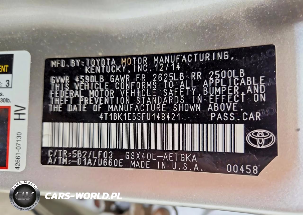 2015 Toyota Avalon Xle Premium VIN:4T1BK1EB5FU148421 - 12