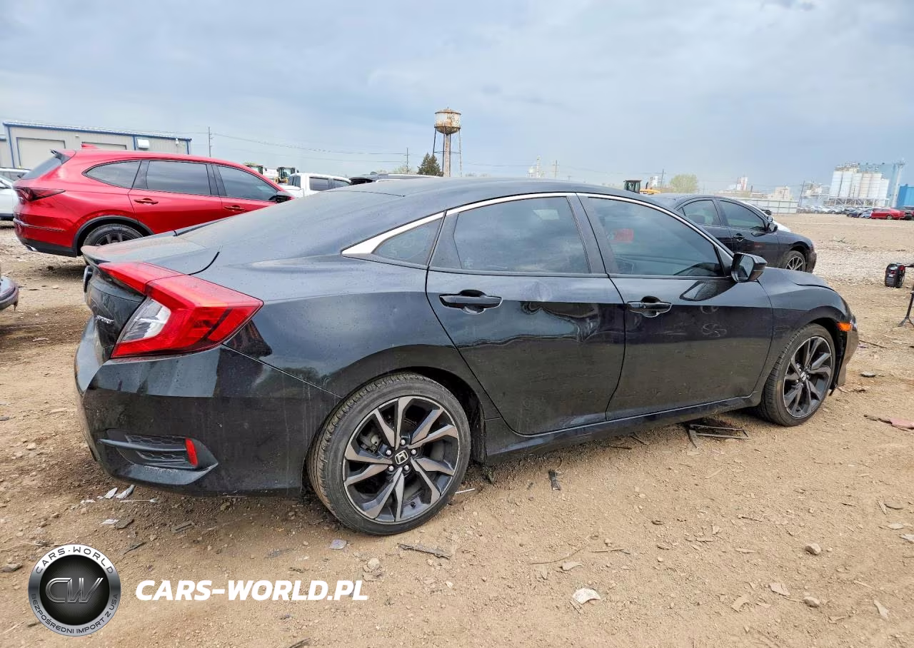 2019 Honda Civic Sport VIN:2HGFC2F80KH604500 - 3
