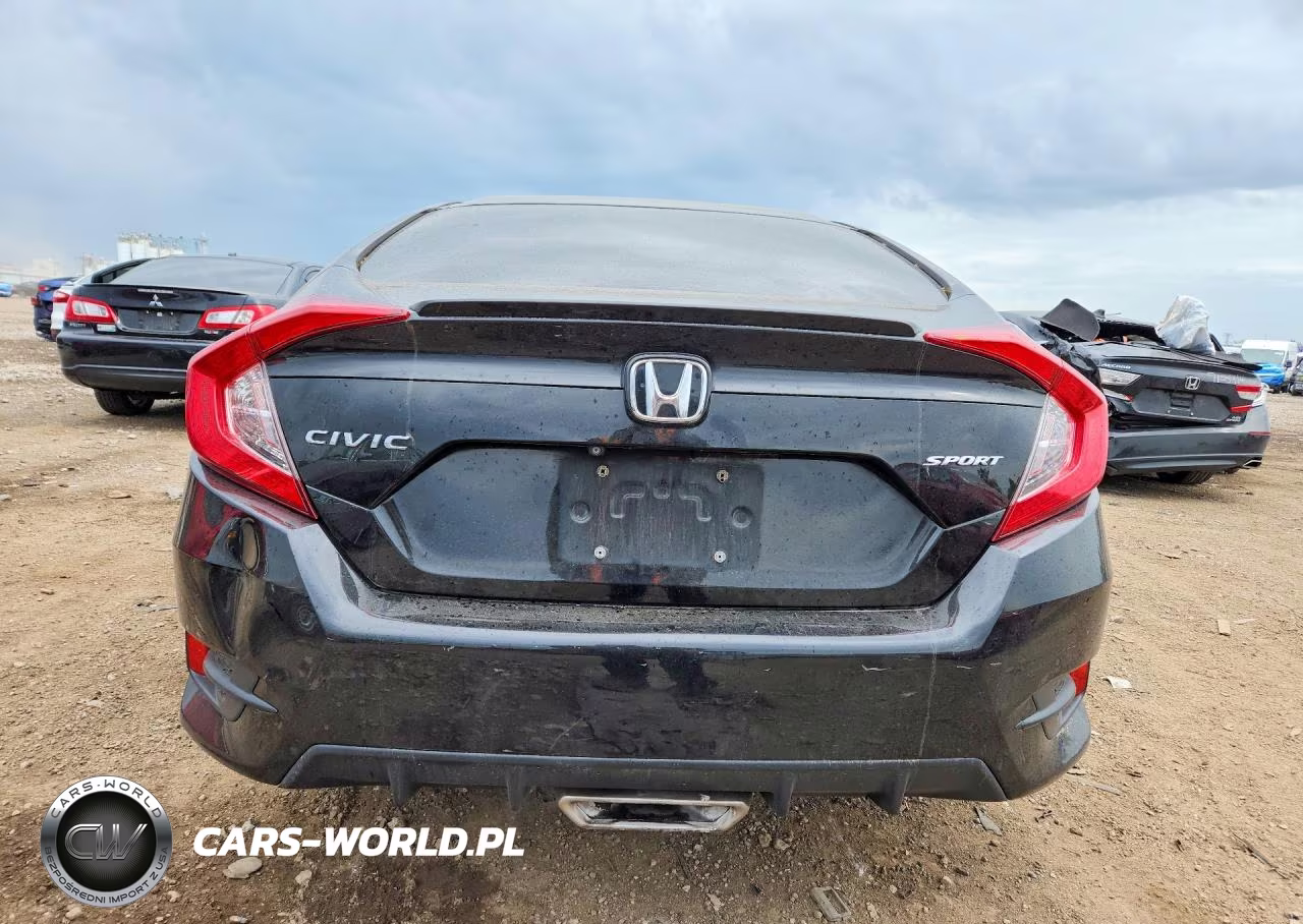 2019 Honda Civic Sport VIN:2HGFC2F80KH604500 - 6