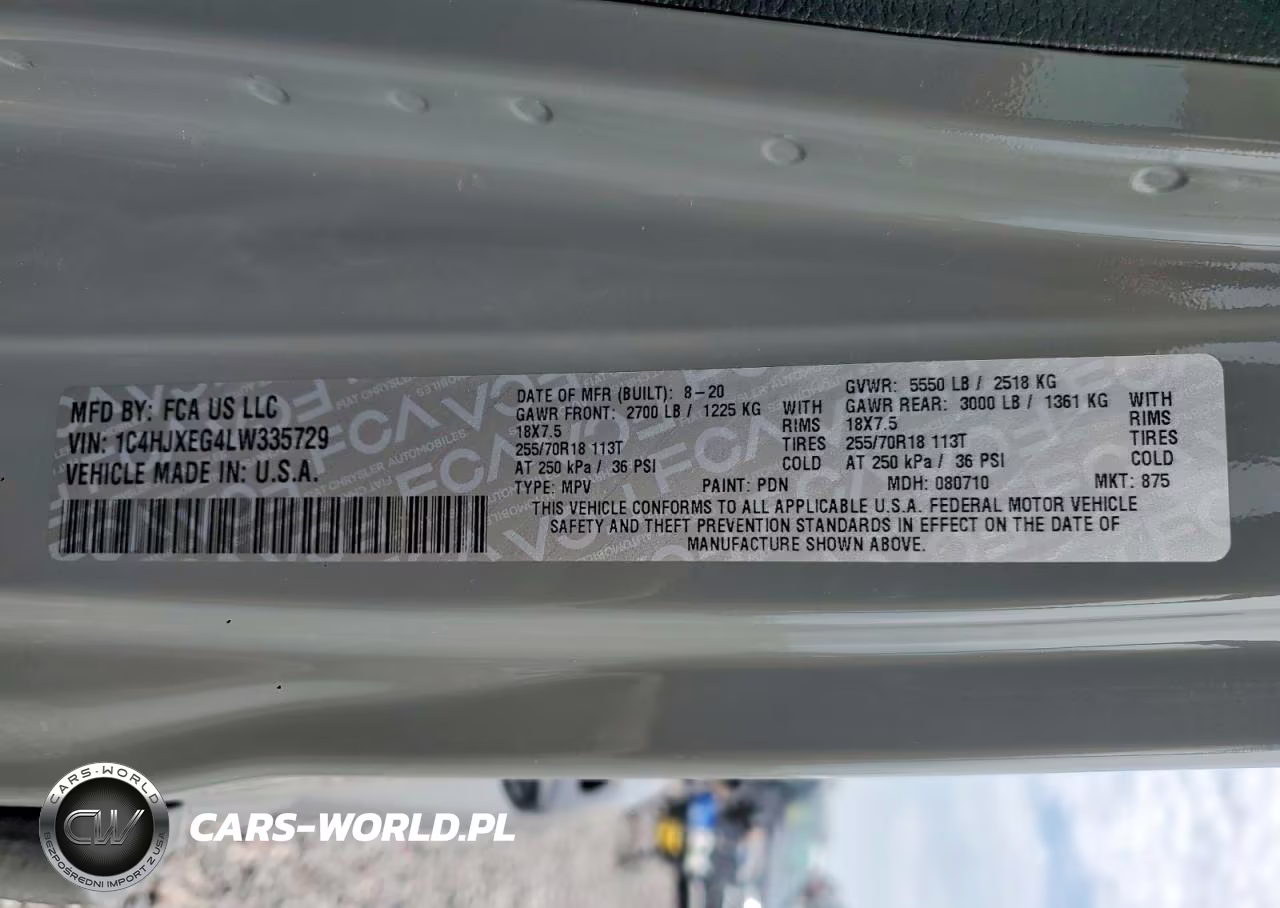 2020 Jeep Wrangler Unlimited Sahara VIN:1C4HJXEG4LW335729 - 12