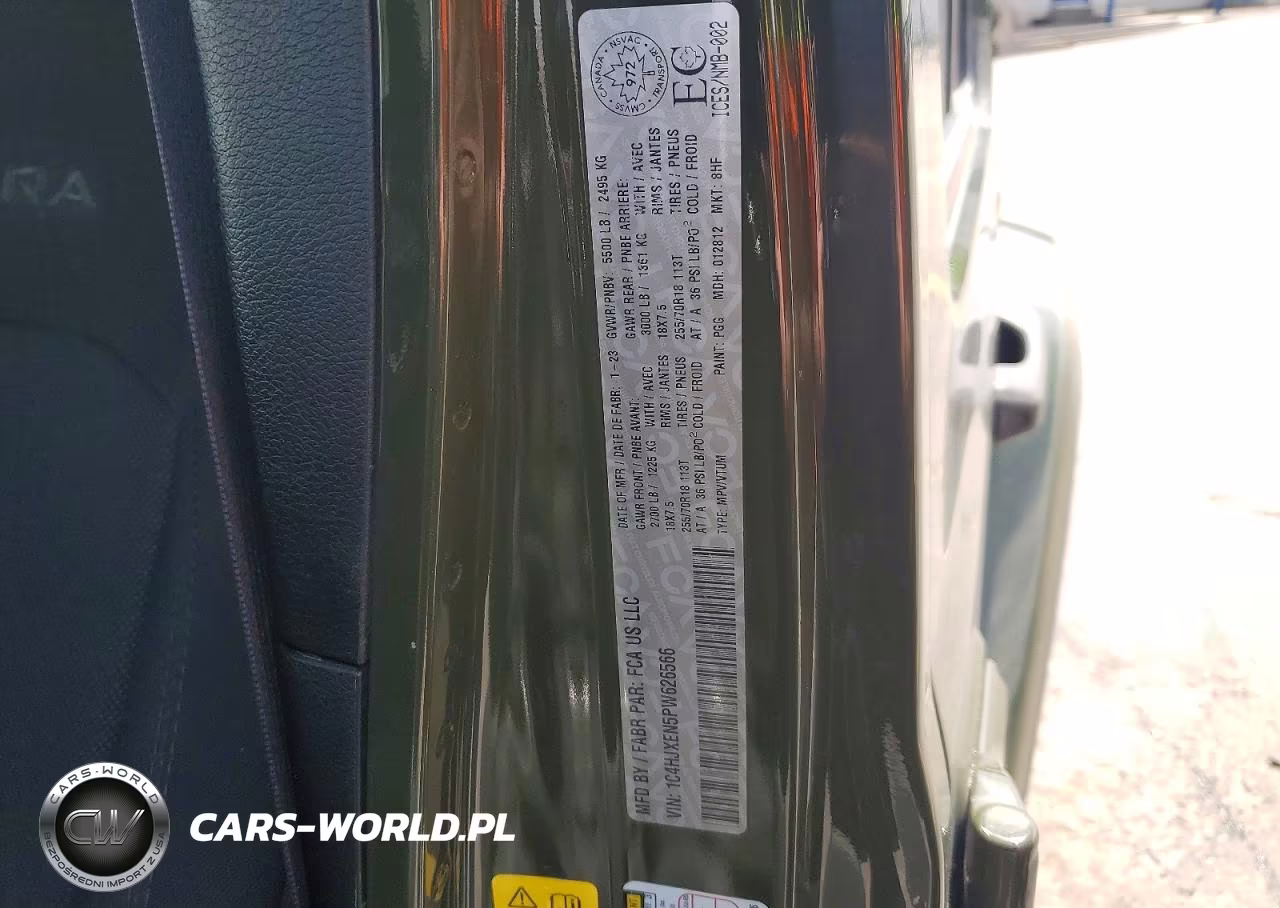 2023 Jeep Wrangler Sahara VIN:1C4HJXEN5PW626566 - 13