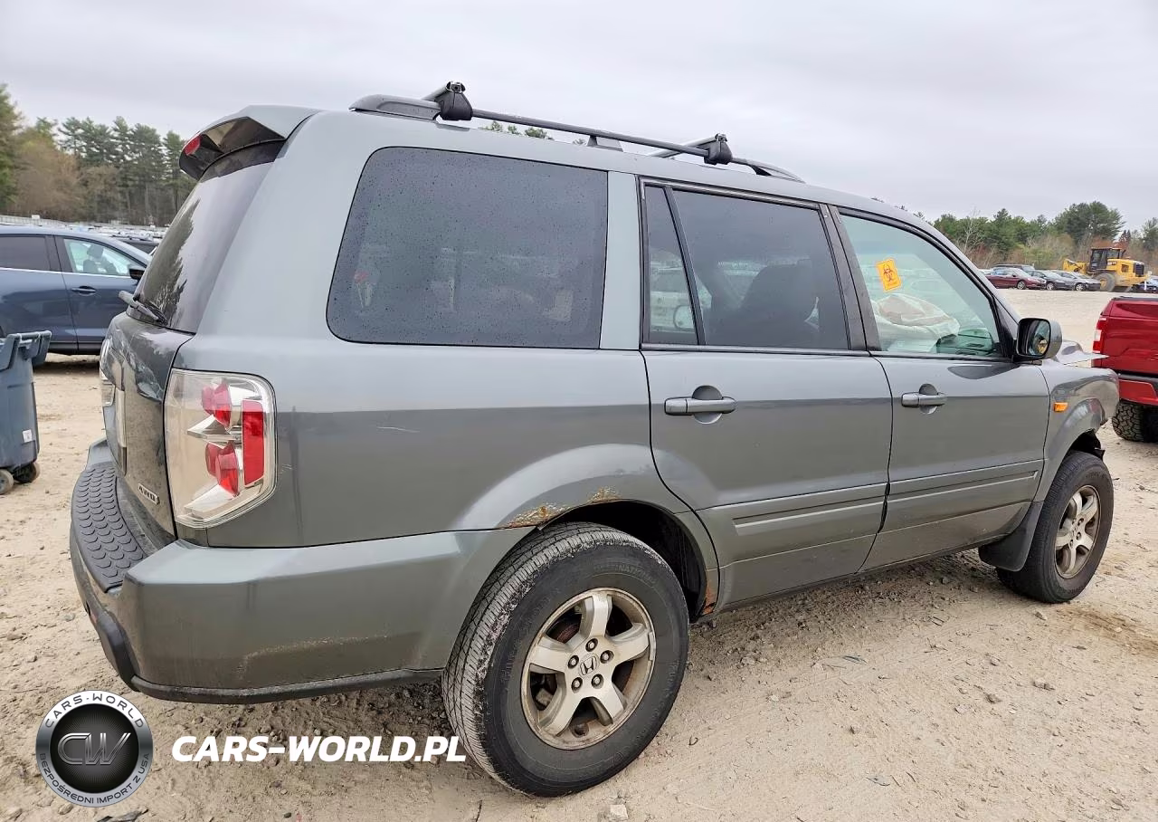 2008 Honda Pilot Exl VIN:5FNYF18548B032079 - 3