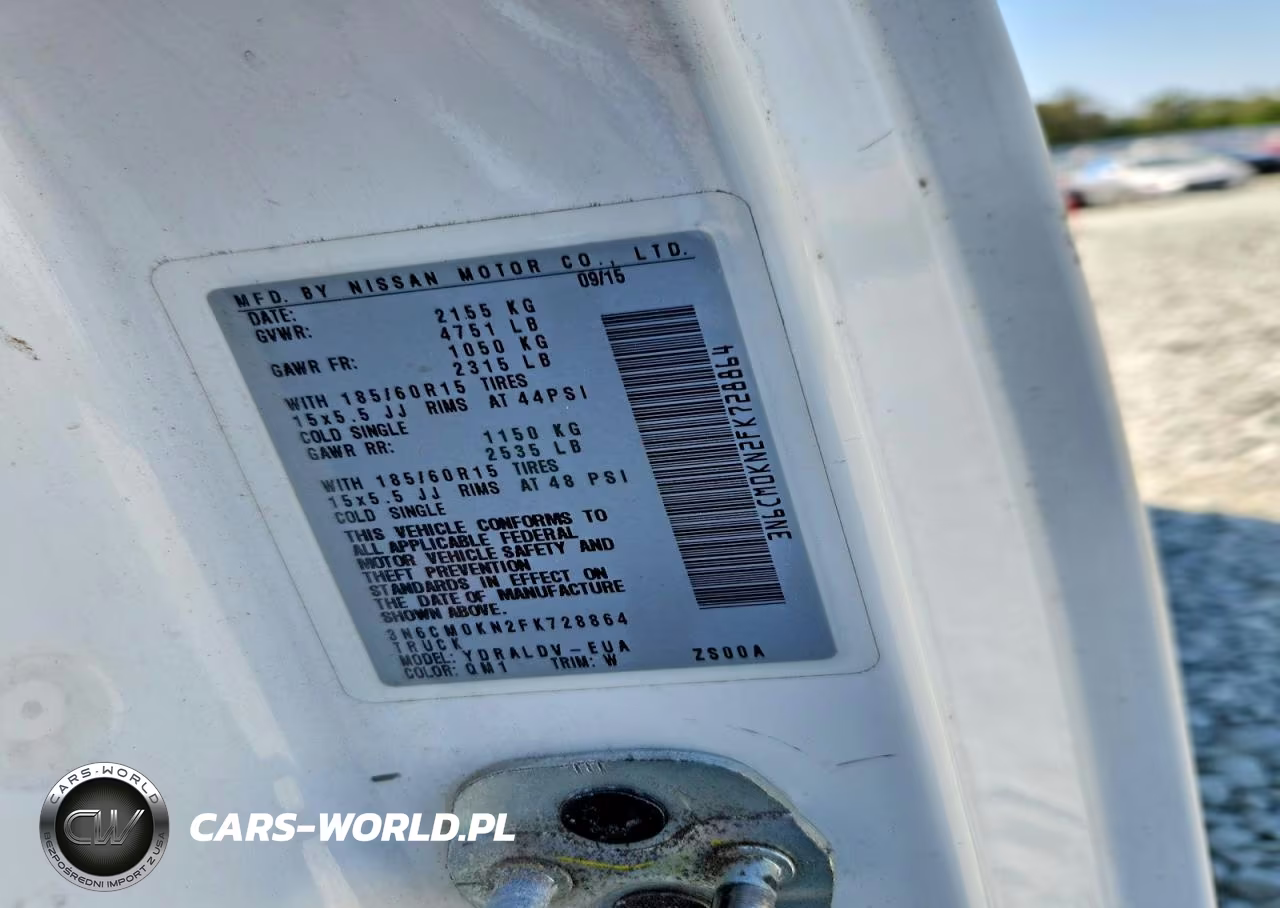 2015 Nissan Nv200 S VIN:3N6CM0KN2FK728864 - 13