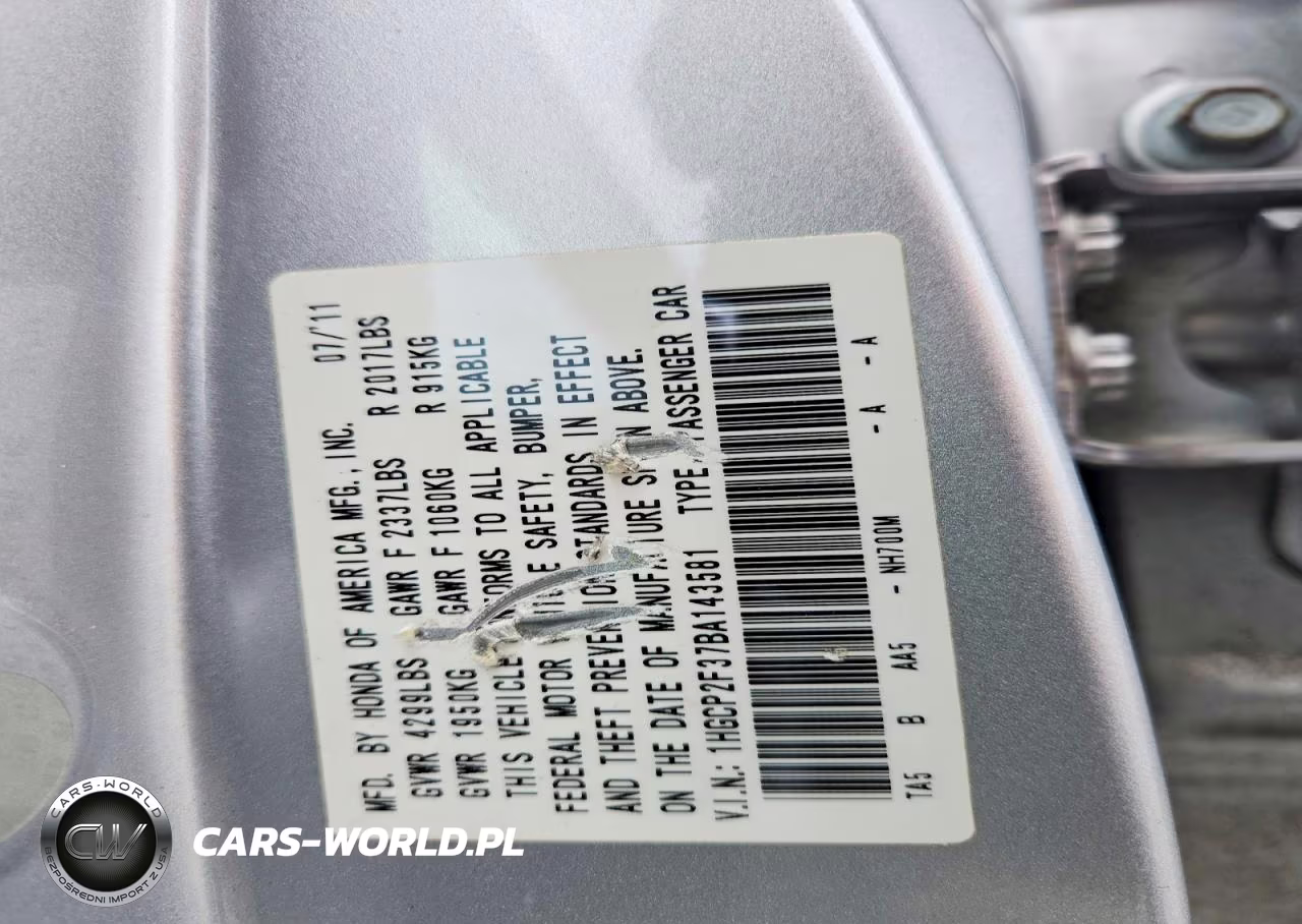 2011 Honda Accord Lx VIN:1HGCP2F37BA143581 - 13