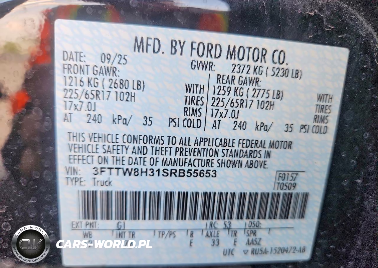 2025 Ford Maverick Xlt VIN:3FTTW8H31SRB55653 - 12