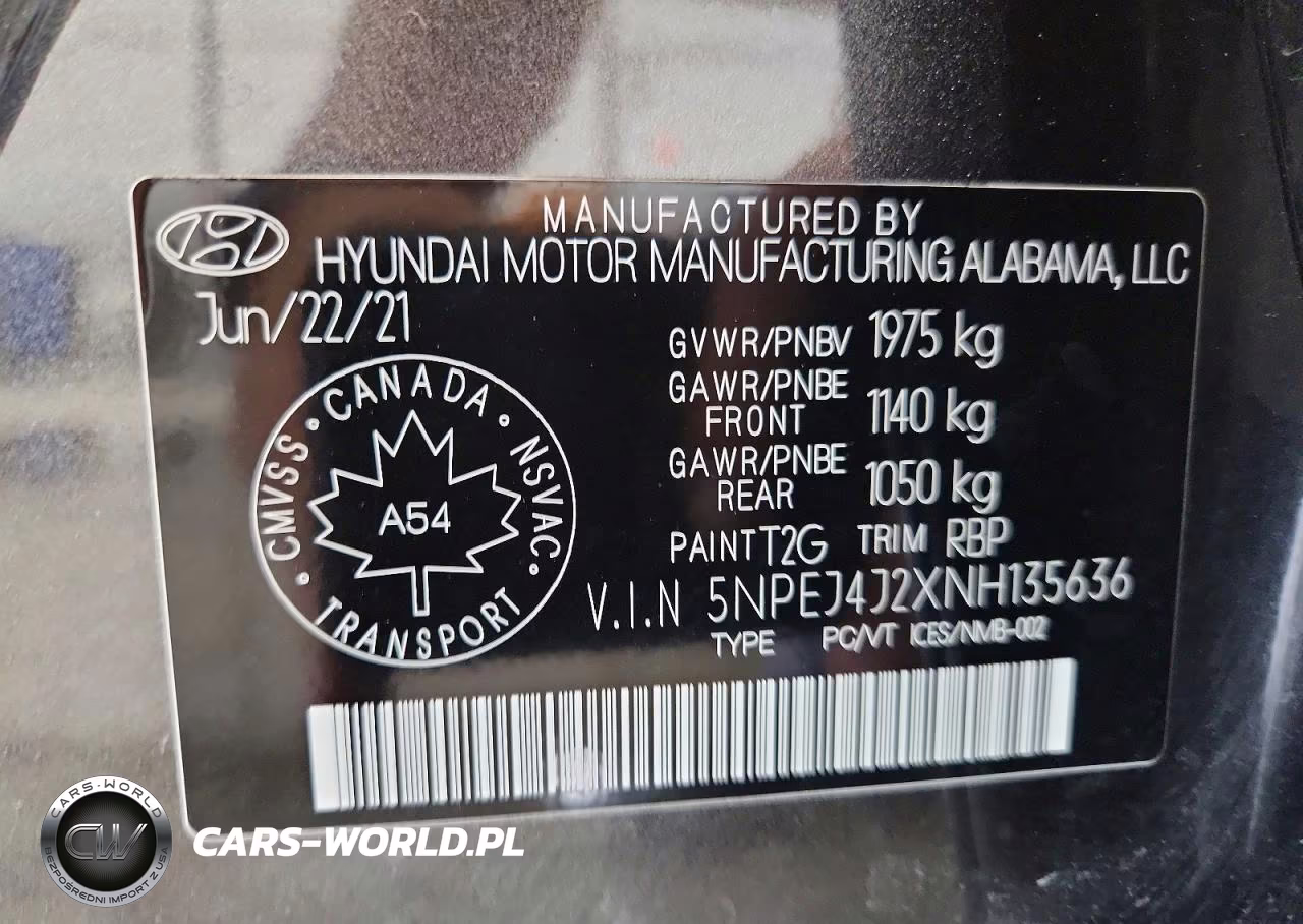 2022 Hyundai Sonata Sel Plus VIN:5NPEJ4J2XNH135636 - 13