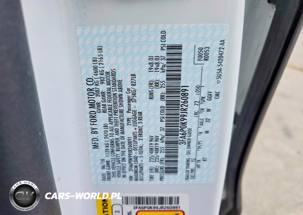 2018 Ford Fusion Titanium VIN:3FA6P0K99JR260891 - 12