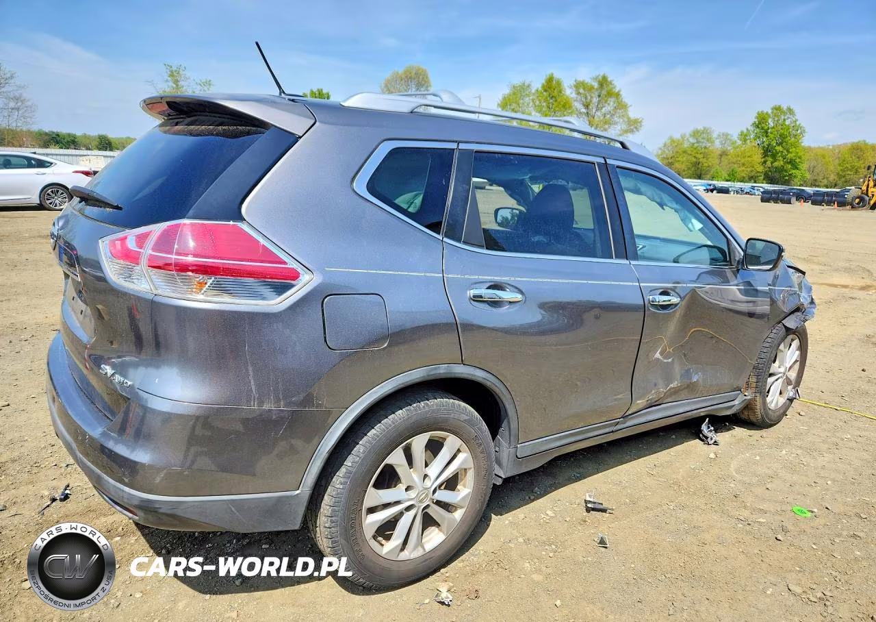 2015 Nissan Rogue Sv VIN:KNMAT2MVXFP520672 - 3