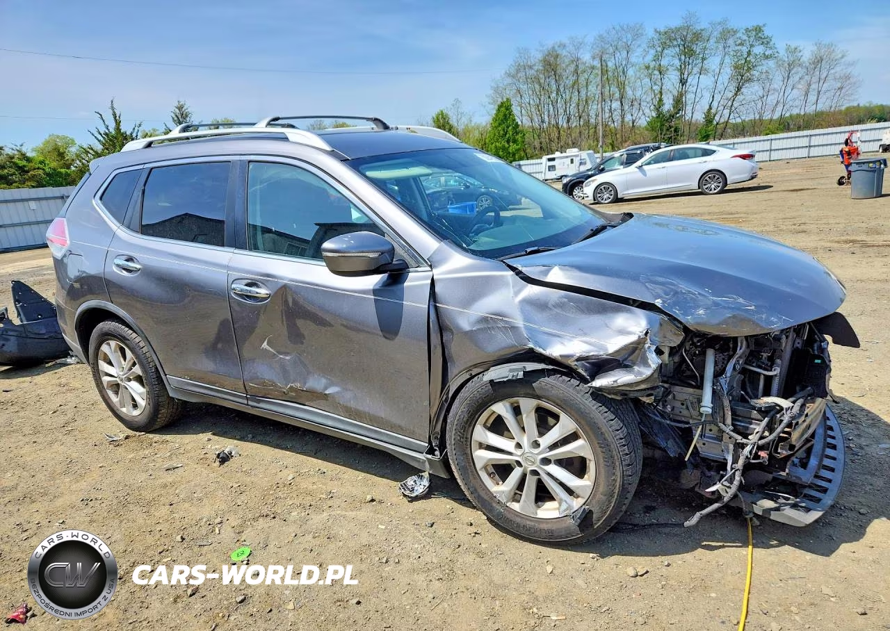 2015 Nissan Rogue Sv VIN:KNMAT2MVXFP520672 - 4
