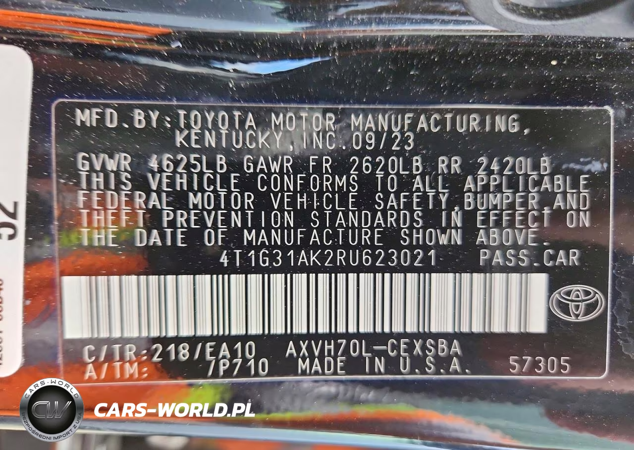 2024 Toyota Camry Hybrid Se VIN:4T1G31AK2RU623021 - 13