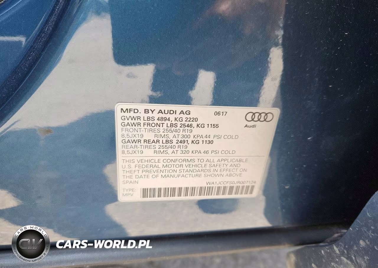 2018 Audi Q3 VIN:WA1JCCFS0JR007124 - 13