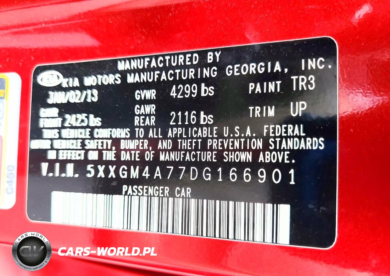 2013 Kia Optima Lx VIN:5XXGM4A77DG166901 - 12