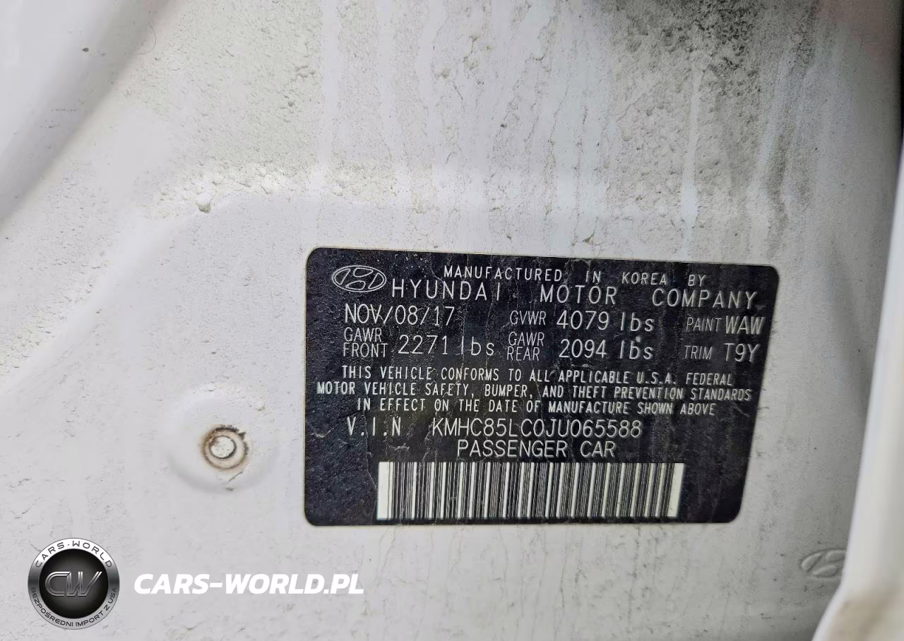 2018 Hyundai Ioniq Limited VIN:KMHC85LC0JU065588 - 12
