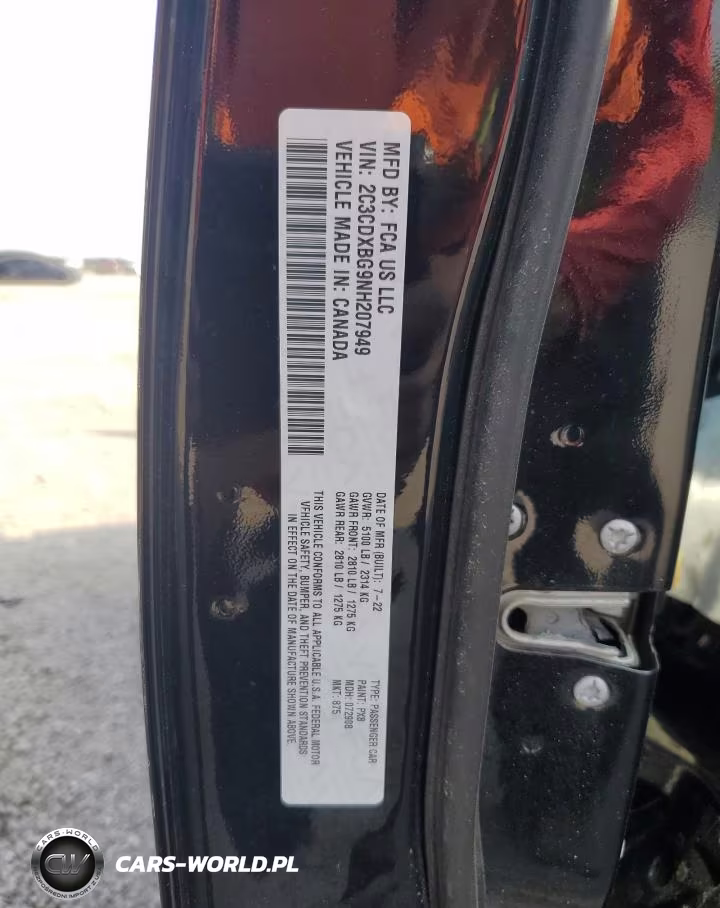 2022 Dodge Charger Sxt VIN:2C3CDXBG9NH207949 - 13